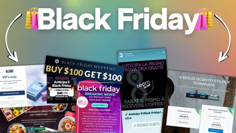 Black Friday: 15+1 strategie per aumentare le vendite online
