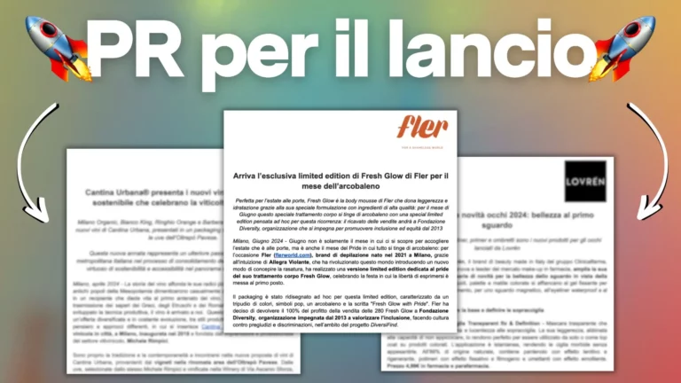 Valorizzare il prodotto con questa strategia di comunicazione PR